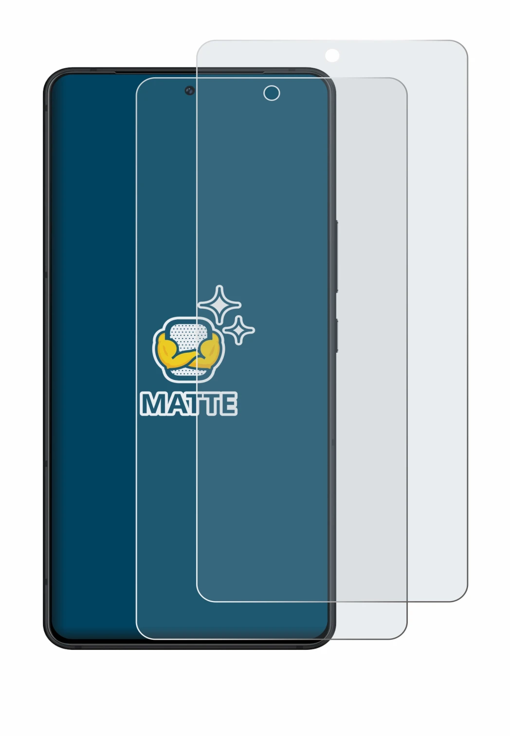 Image of the device ASUS ROG Phone 9 with a wide variety of screen protectors.