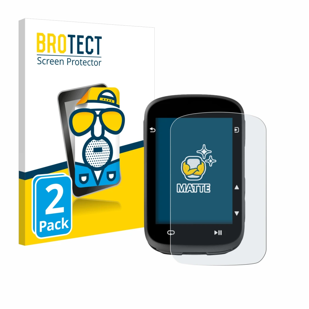 Front side of a product packaging with the brand logo BROTECT. Next to it is the device CooSpo CS500 shown with the correspond