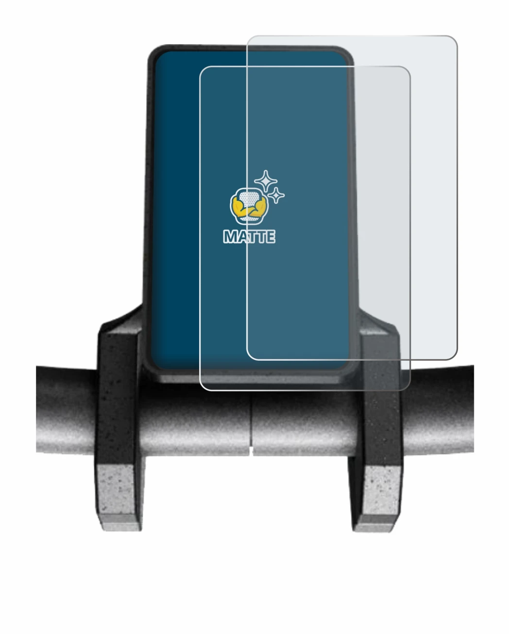 Image of the device Joyor S5 V1 with a wide variety of screen protectors.