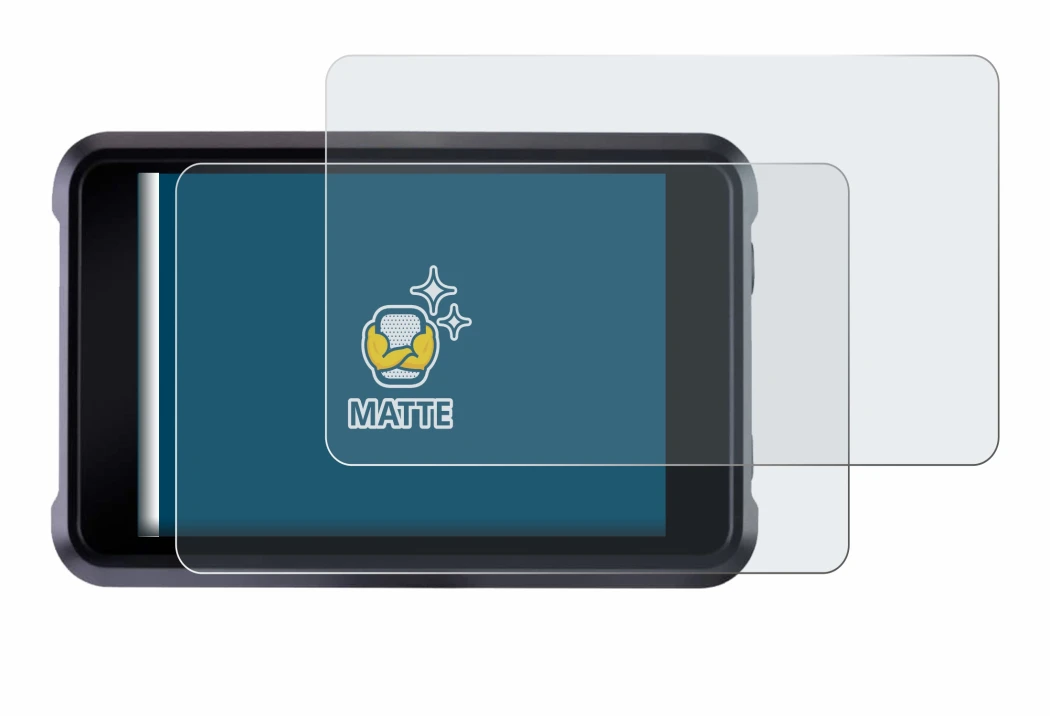 Image of the device Atomos Shogun Classic with a wide variety of screen protectors.