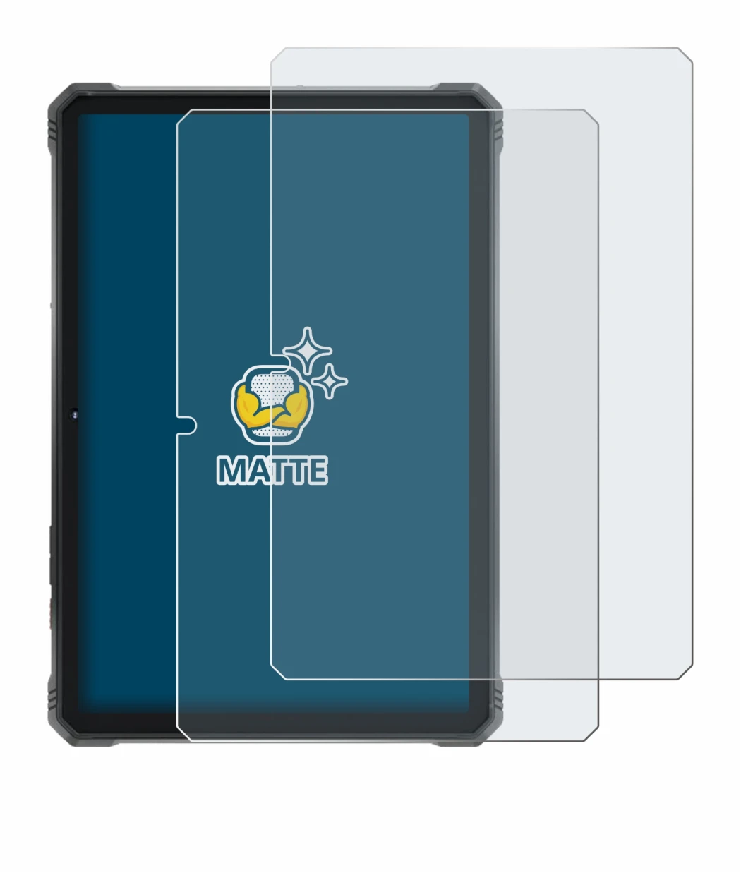 Image of the device Hotwav R9 Pro with a wide variety of screen protectors.