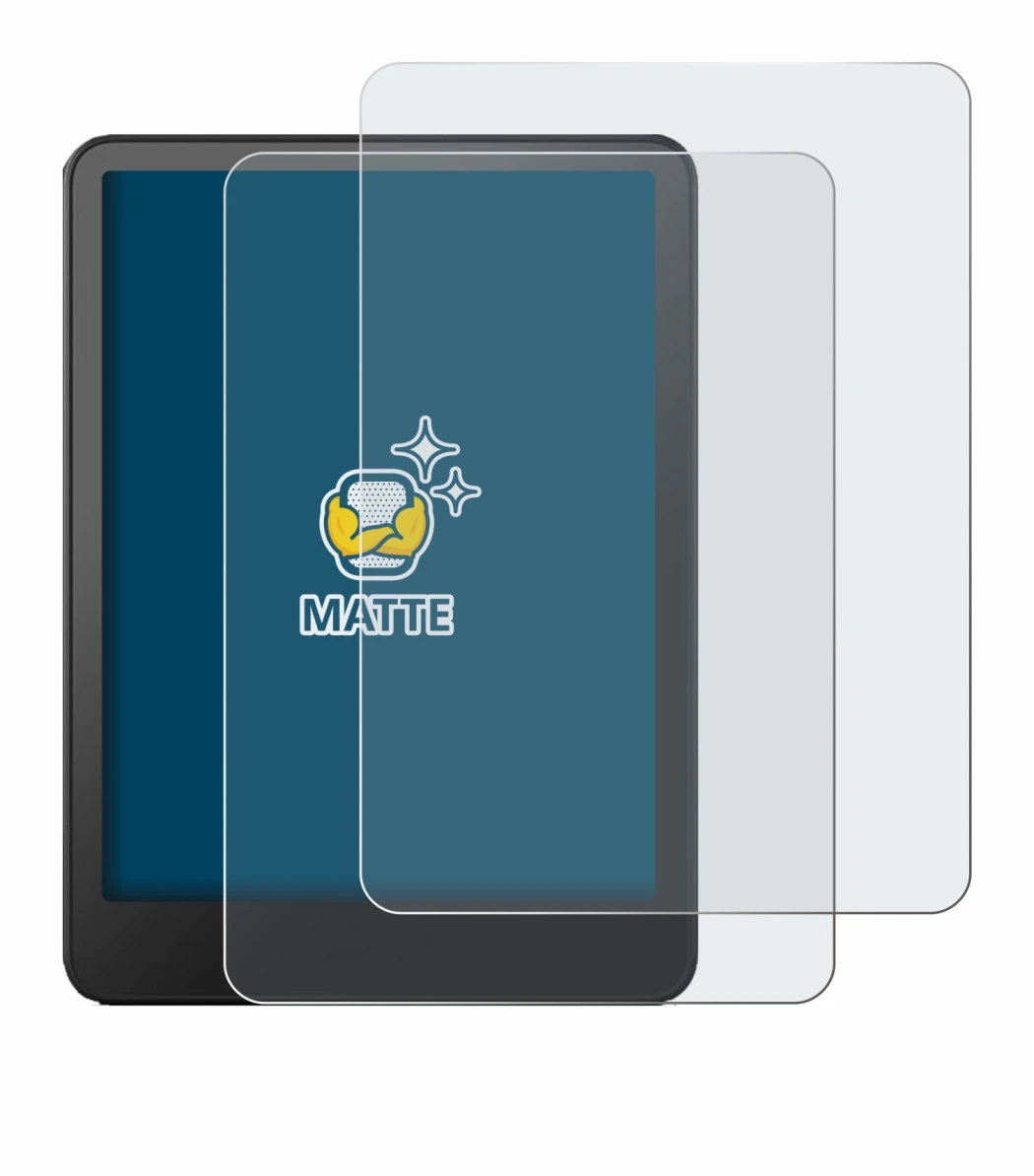 Image of the device Amazon Kindle Paperwhite 2024 Signature Edition (12. Gen.) with a wide variety of screen protectors.