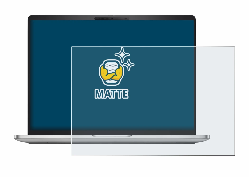 Image of the device Dell Pro 16 Plus PB16250 with a wide variety of screen protectors.