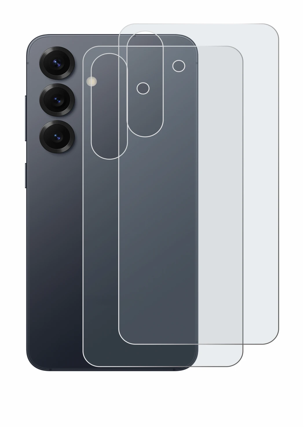 Image of the device Samsung Galaxy S25 (Back) with a wide variety of screen protectors.