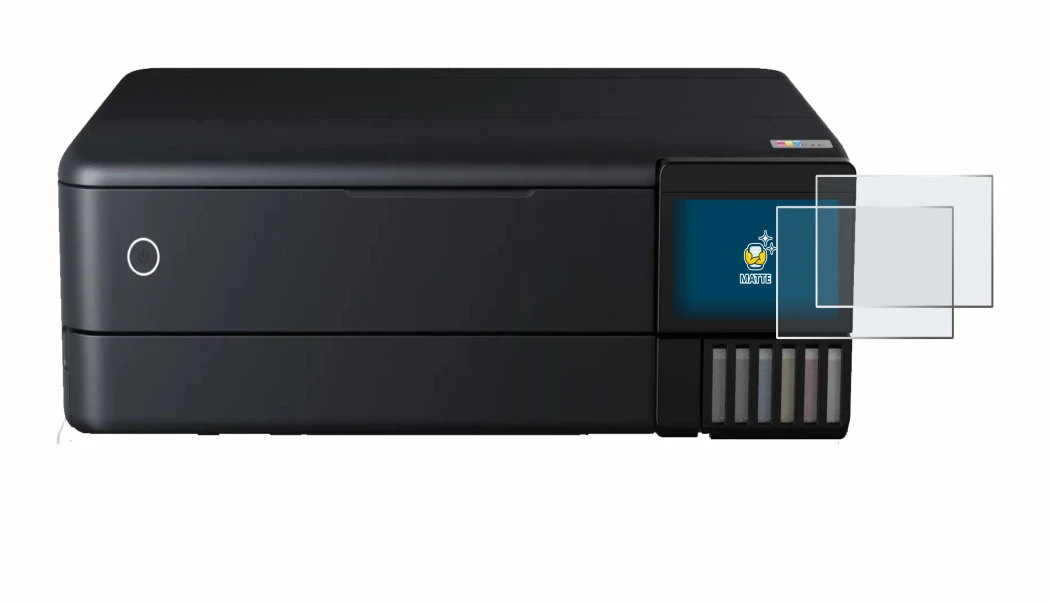 Image of the device Epson EcoTank ET-8550 with a wide variety of screen protectors.
