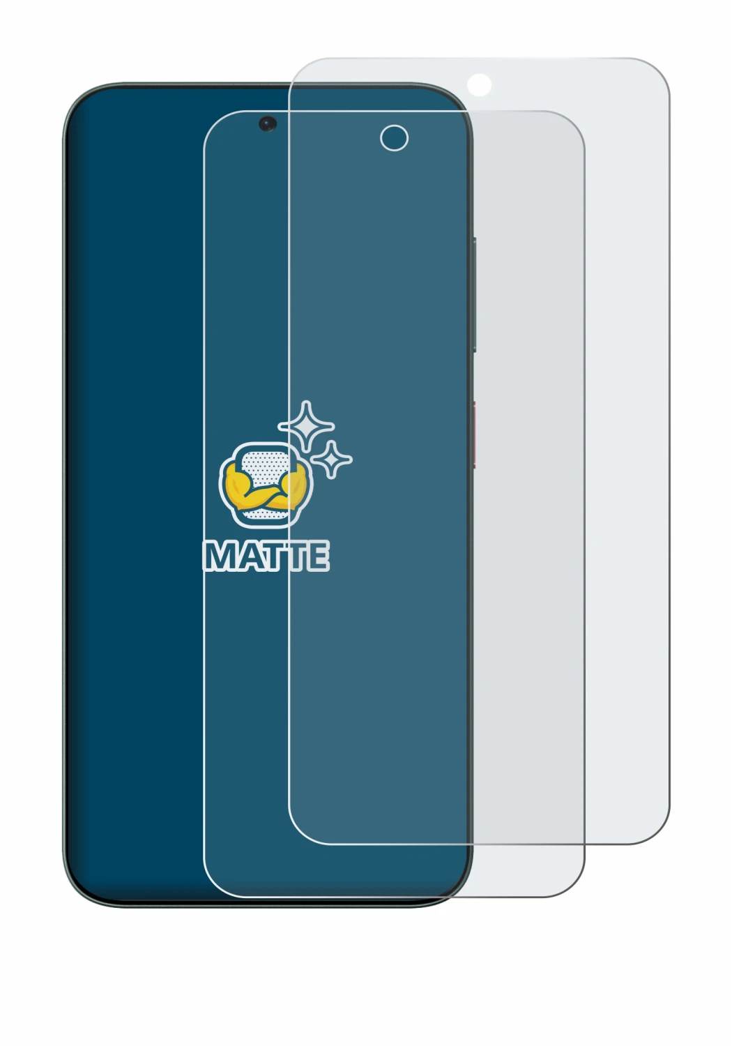 Image of the device ZTE Blade V70 with a wide variety of screen protectors.