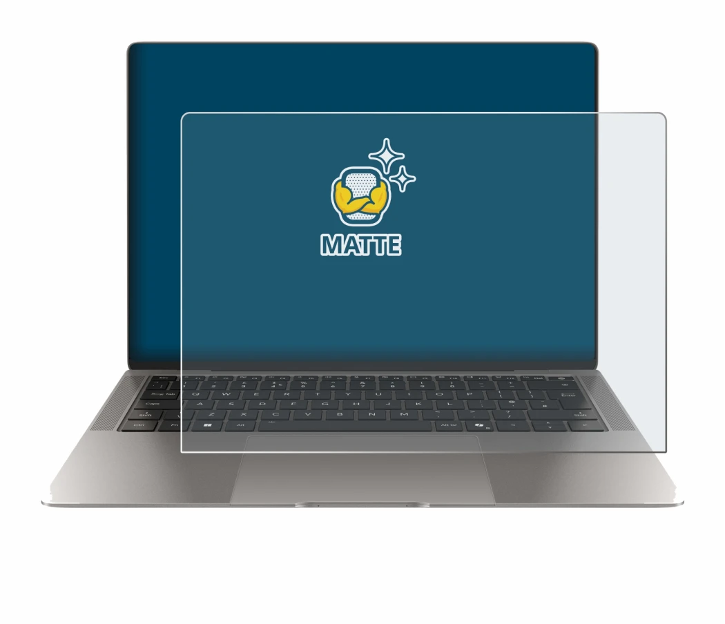 Image of the device Honor MagicBook Art 14 with a wide variety of screen protectors.