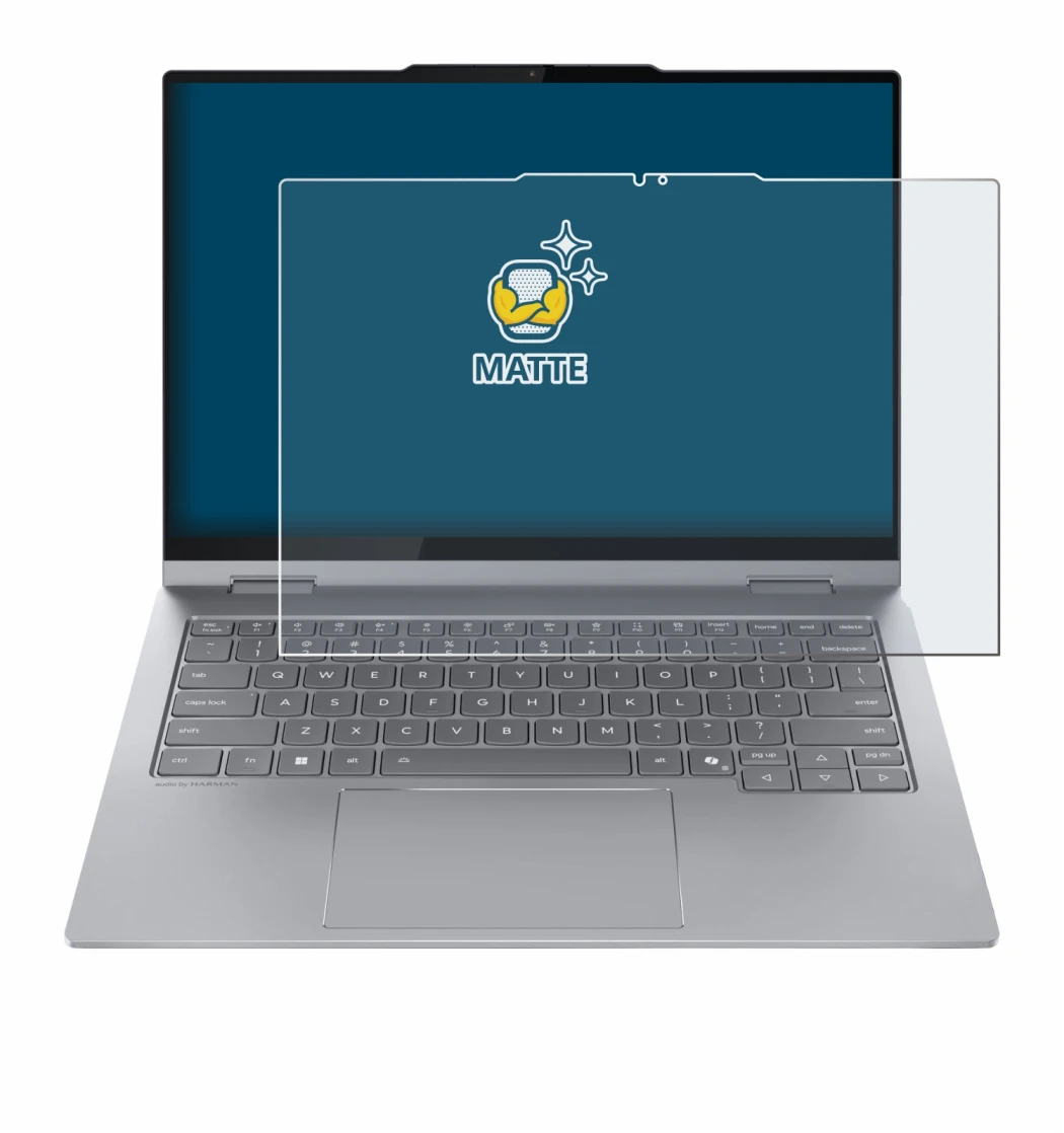 Image of the device Lenovo ThinkBook 14 2-in-1 Gen 5 with a wide variety of screen protectors.