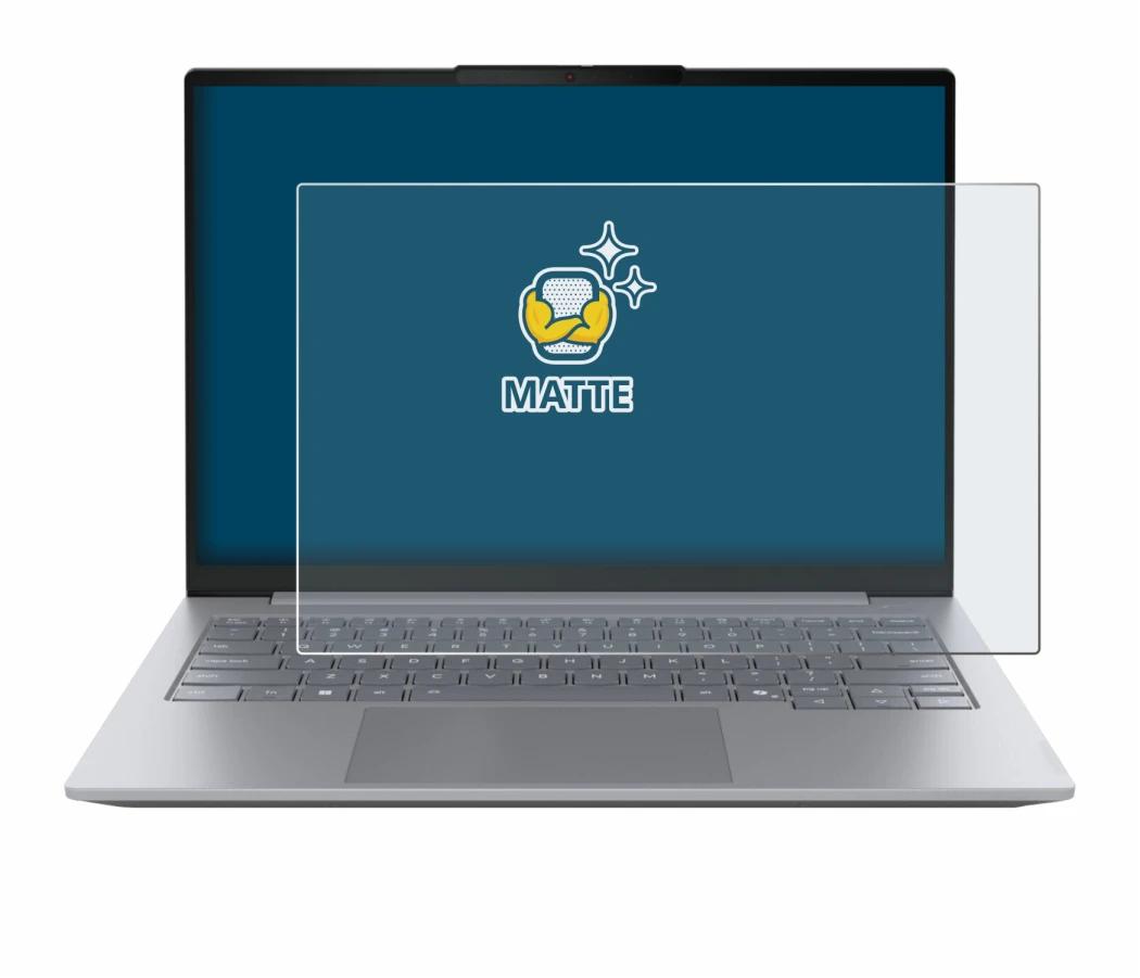 Image of the device Lenovo ThinkBook 14 Gen 8 with a wide variety of screen protectors.