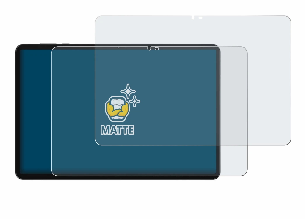 Image of the device Honor Pad X9a with a wide variety of screen protectors.