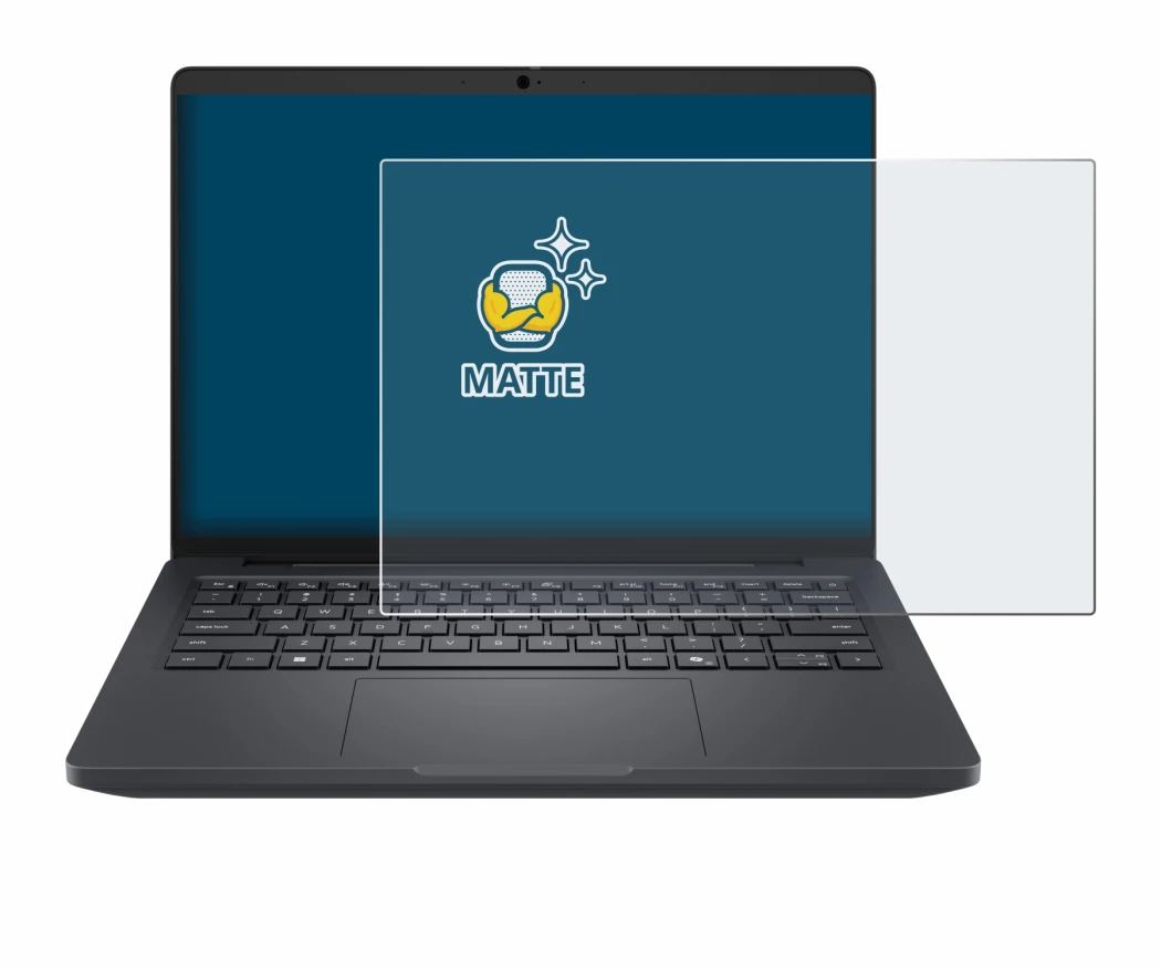 Image of the device Dell Pro Max 14 with a wide variety of screen protectors.