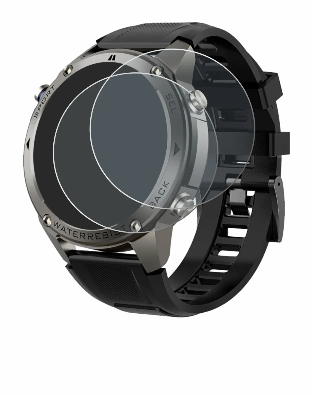Image of the device Knauermann GPS 4 (2025) with a wide variety of screen protectors.