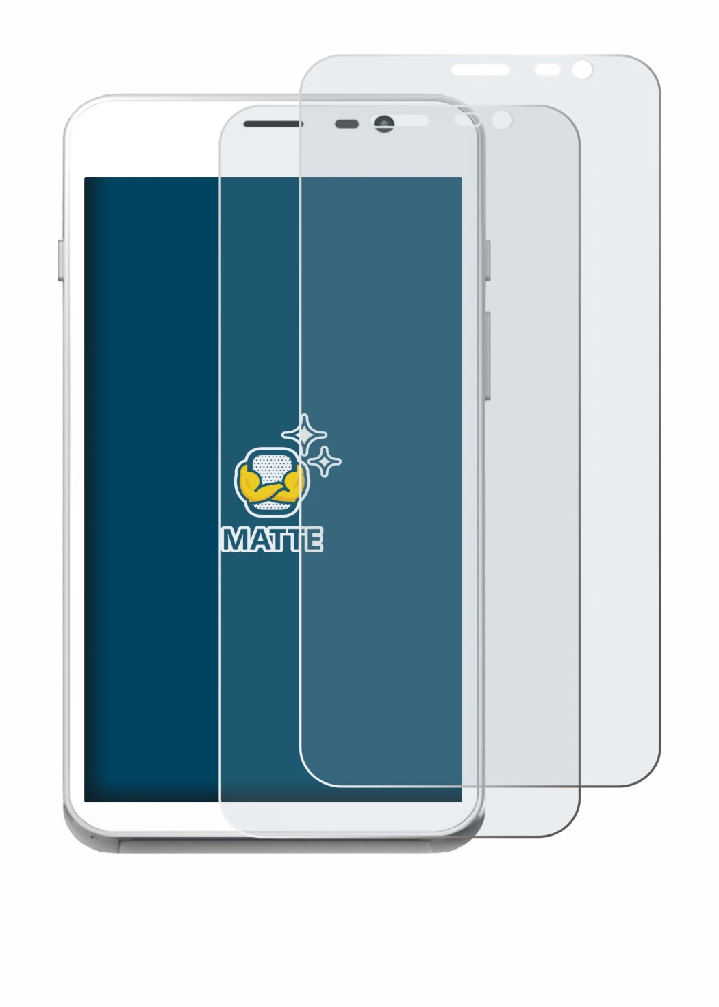 Image of the device Pax CCV Fly A77 with a wide variety of screen protectors.