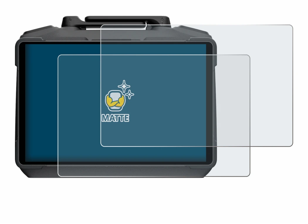 Image of the device DJI RC Pro 2 with a wide variety of screen protectors.