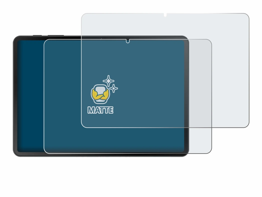 Image of the device Doogee Tab A9 with a wide variety of screen protectors.