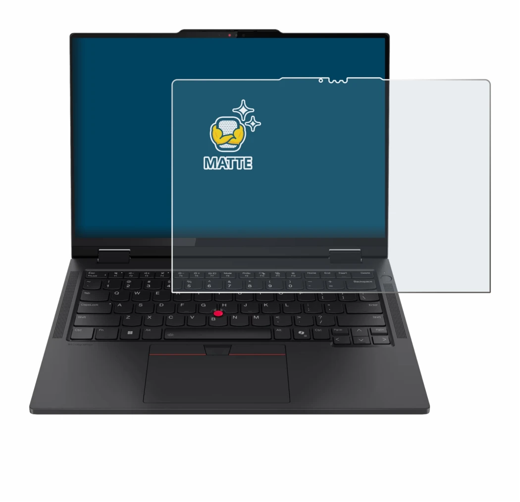 Image of the device Lenovo ThinkPad T14s 2-in-1 with a wide variety of screen protectors.