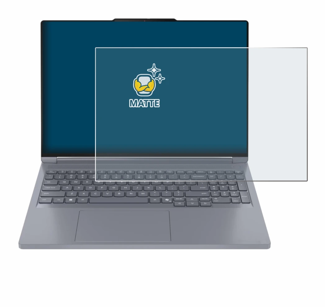 Image of the device Lenovo ThinkBook 16p Gen 6 with a wide variety of screen protectors.