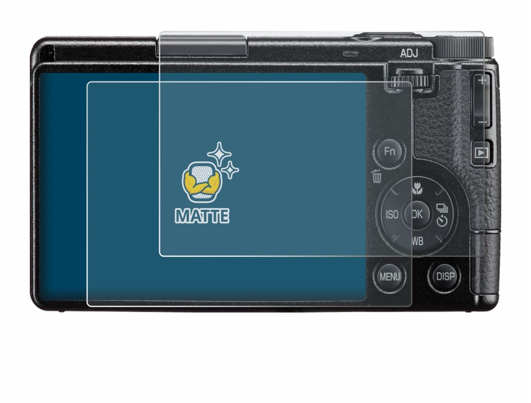 Image of the device Ricoh GR IV 2025 with a wide variety of screen protectors.