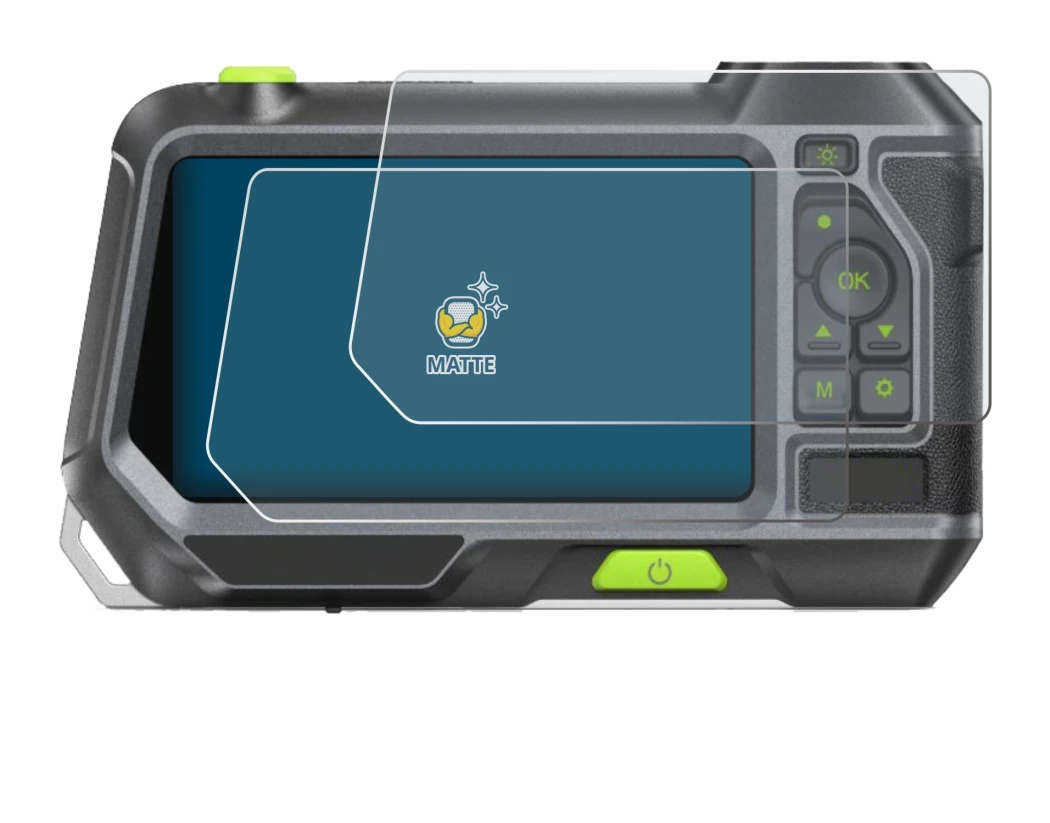 Image of the device Teslong NTS500 with a wide variety of screen protectors.