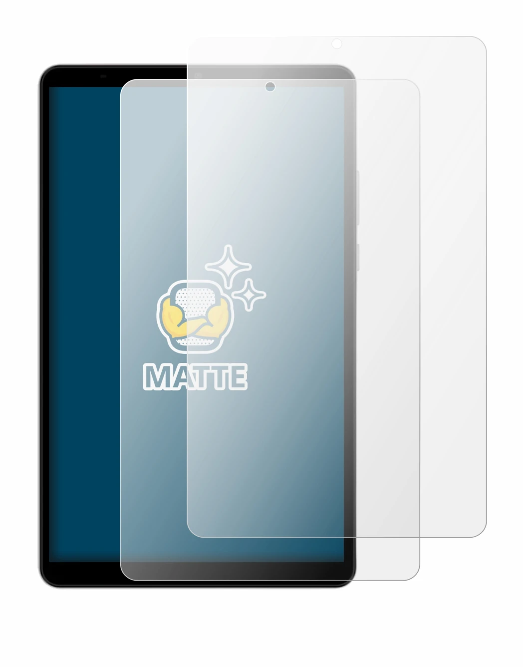 Image of the device Honor Pad X7 with a wide variety of screen protectors.