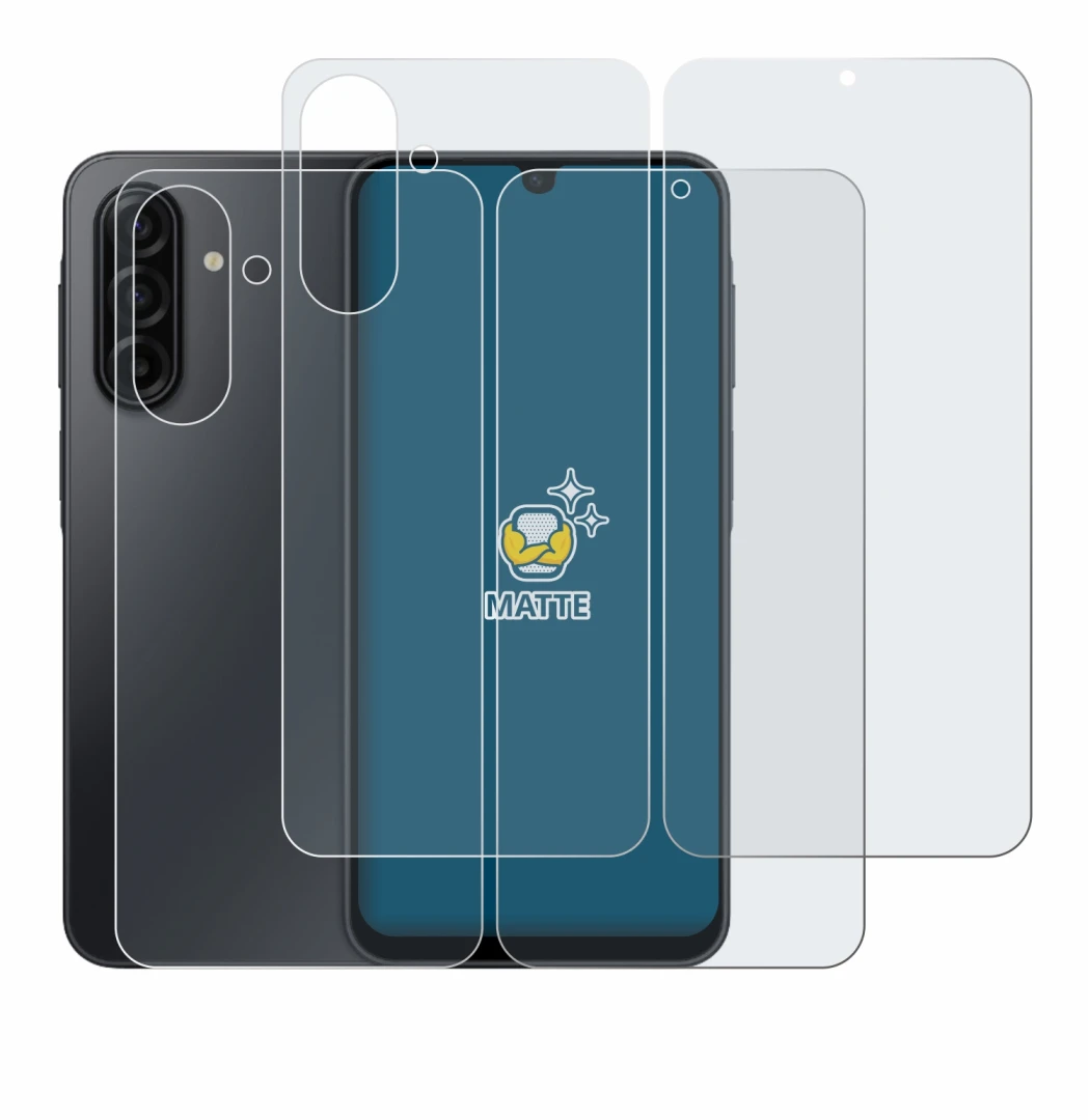 Image of the device Samsung Galaxy A17 5G (Front+Back) with a wide variety of screen protectors.