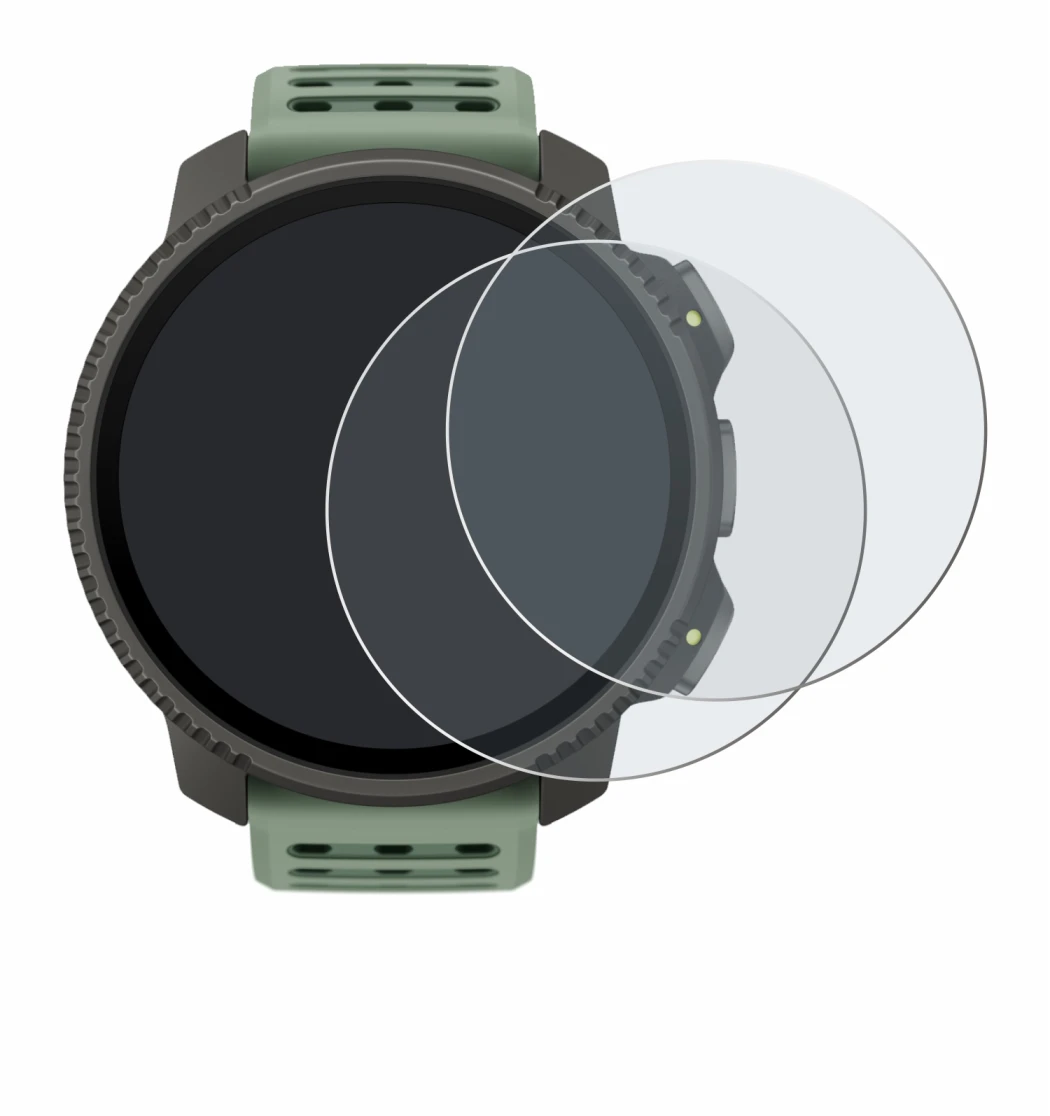 Image of the device Suunto Vertical 2 with a wide variety of screen protectors.
