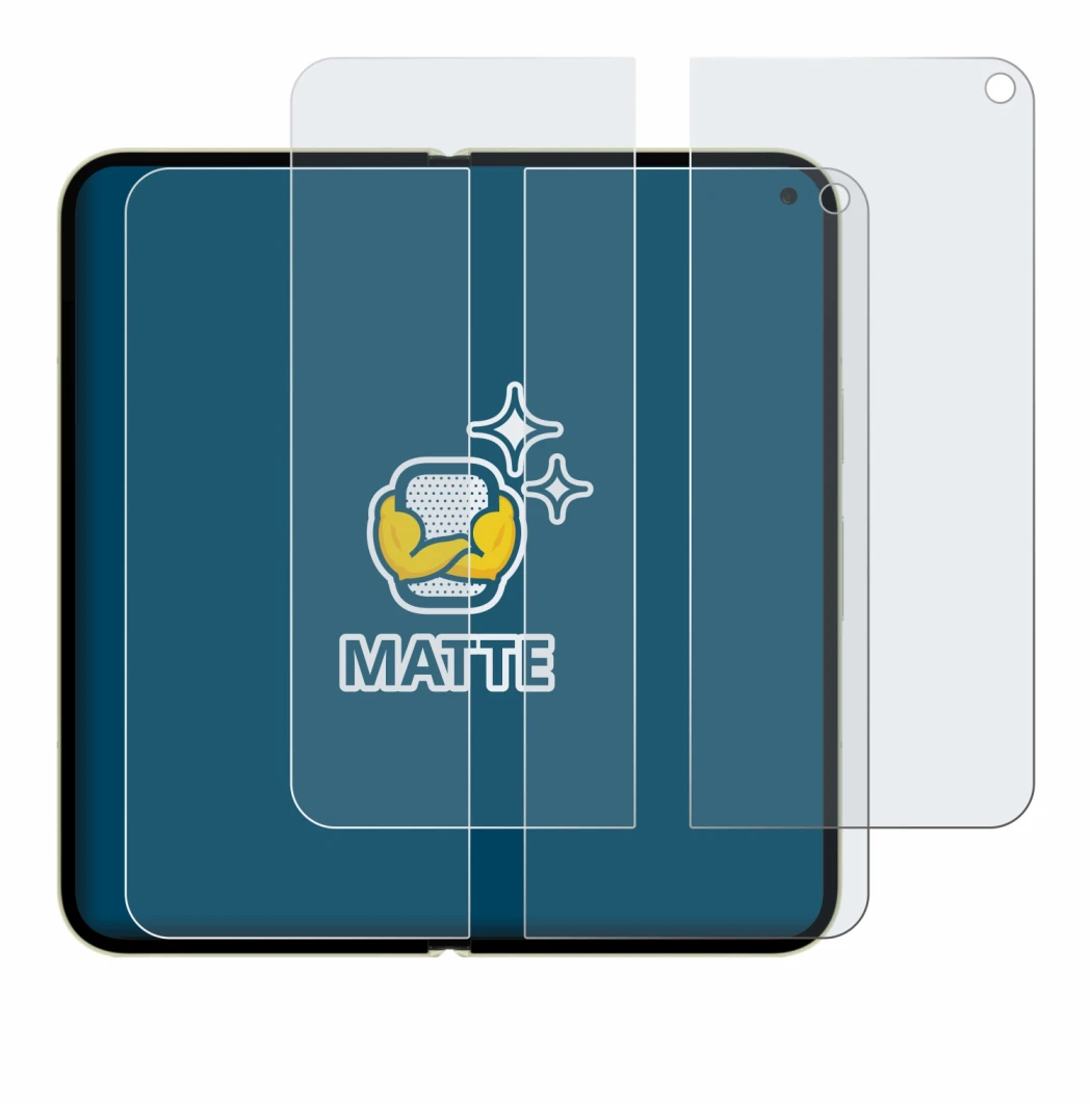 Image of the device Google Pixel 10 Pro Fold (Inner display) with a wide variety of screen protectors.