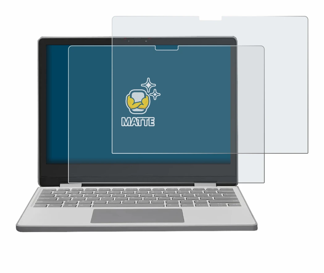 Image of the device Framework Laptop 12 with a wide variety of screen protectors.