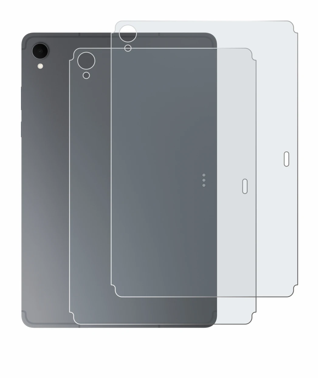 Image of the device Samsung Galaxy Tab S11 (Back) with a wide variety of screen protectors.