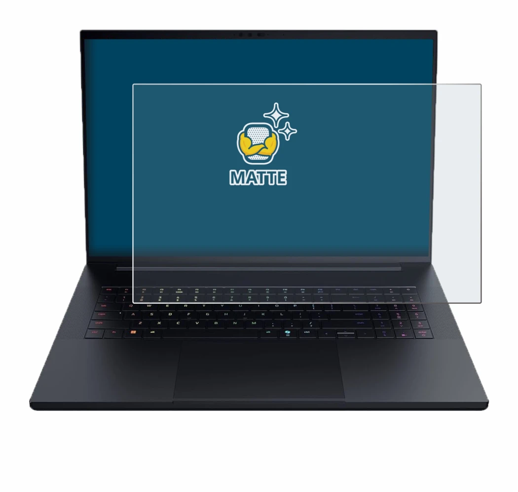 Image of the device Razer Blade 18 2025 with a wide variety of screen protectors.