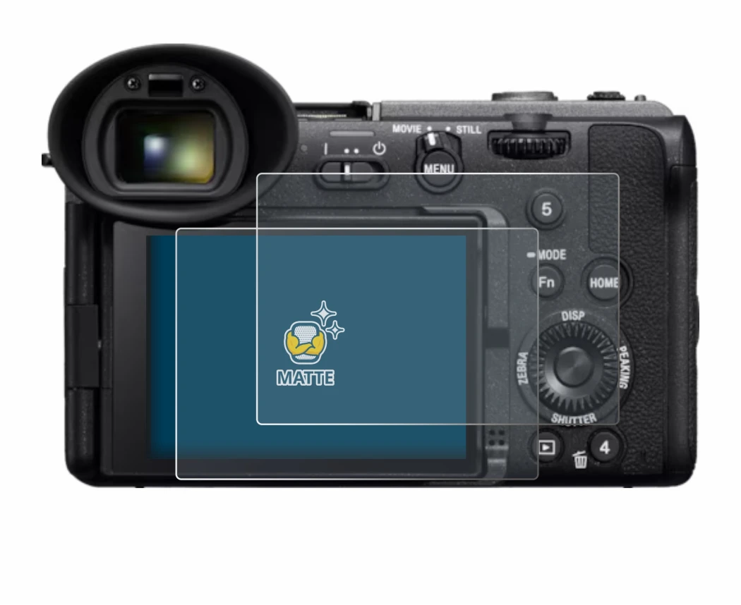 Image of the device Sony Cinema Line FX2 with a wide variety of screen protectors.
