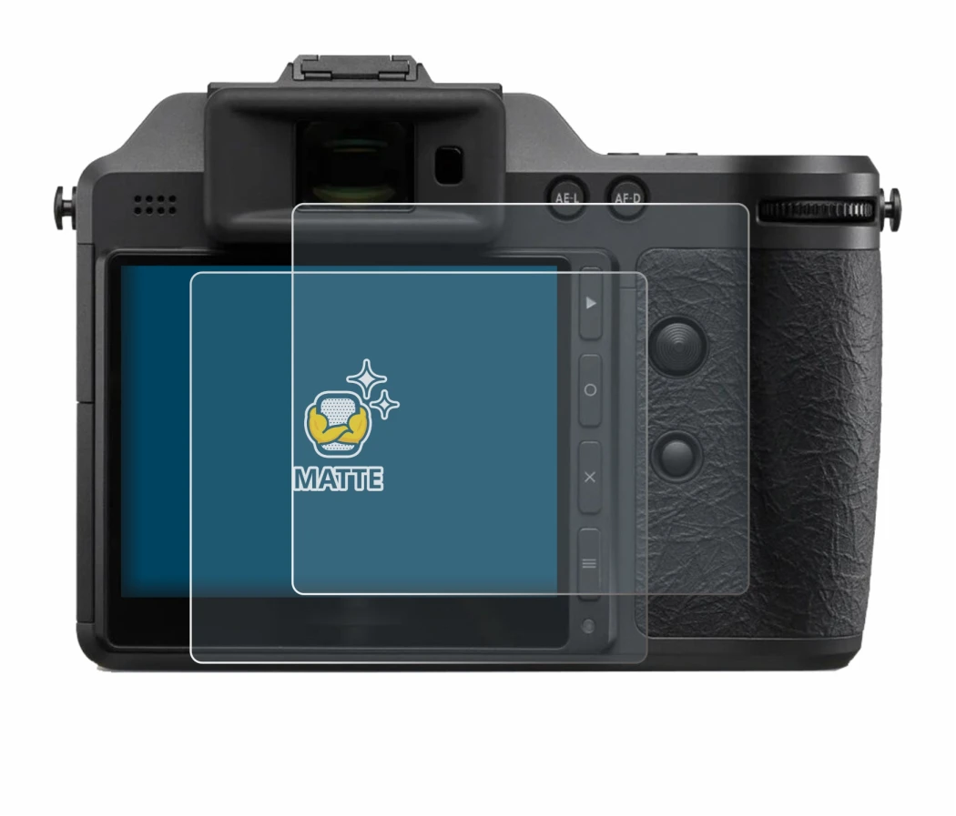 Image of the device Hasselblad X2D II 100C with a wide variety of screen protectors.