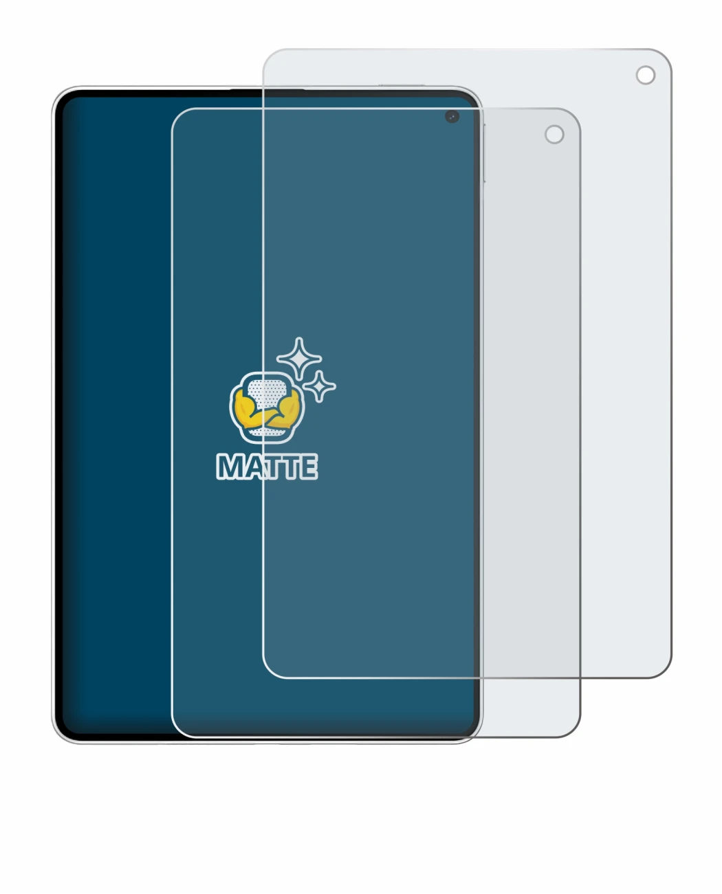 Image of the device Huawei MatePad Mini with a wide variety of screen protectors.
