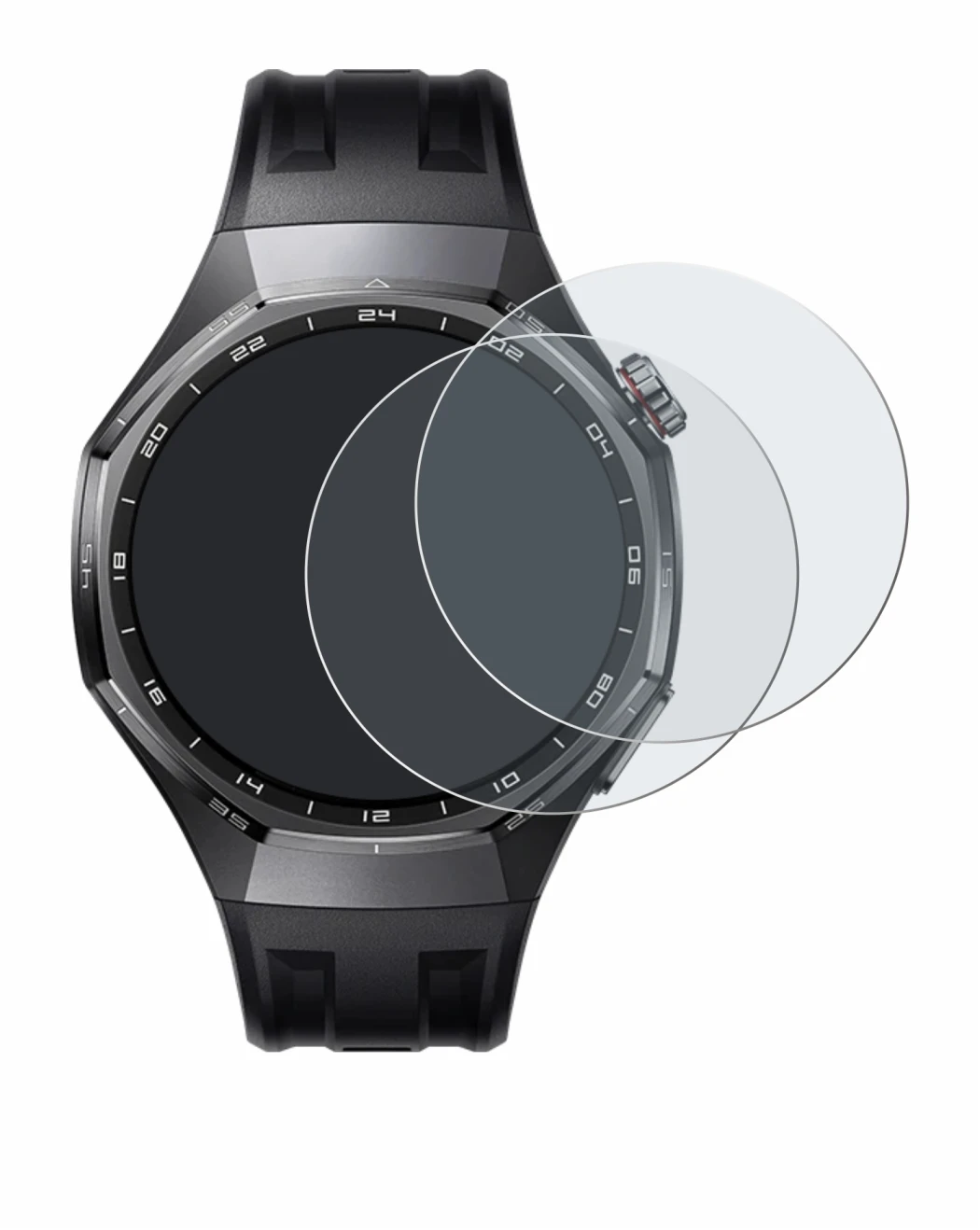 Image of the device Huawei Watch GT 6 Pro (46 mm) with a wide variety of screen protectors.