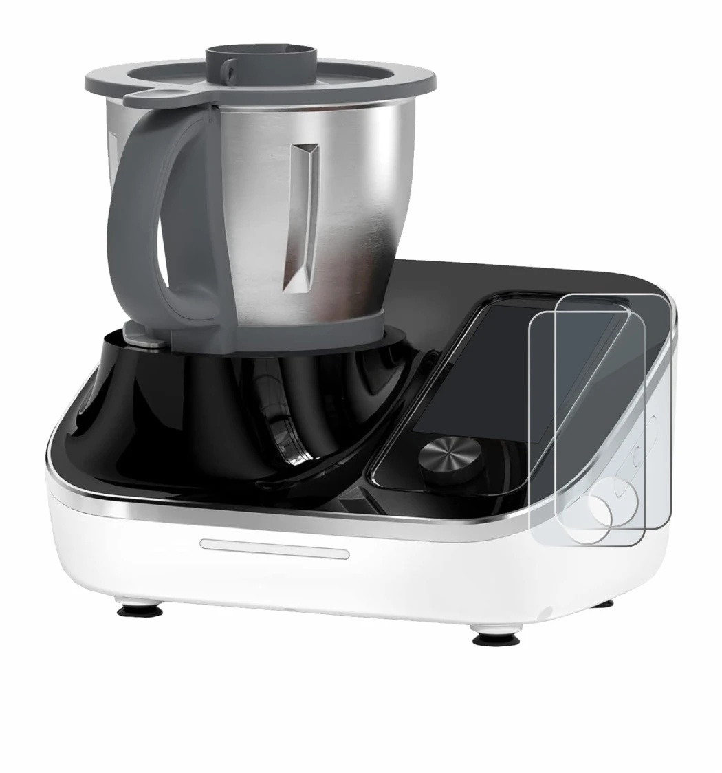 Image of the device TOKIT Omni Cook C2 with a wide variety of screen protectors.