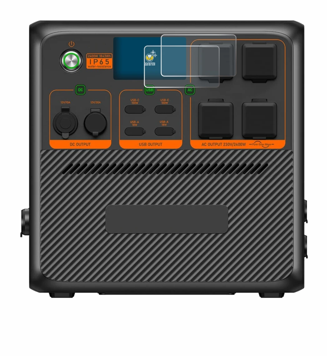 Image of the device Bluetti AC240P with a wide variety of screen protectors.