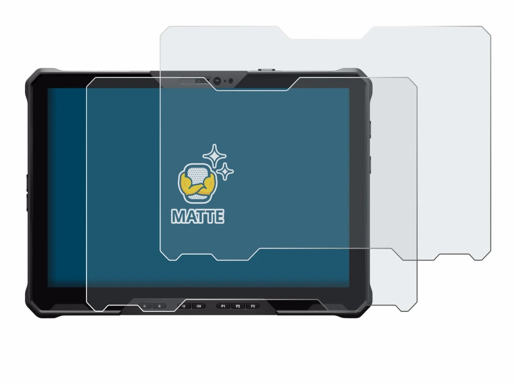 Image of the device Dell Pro Rugged 12 RA02260 with a wide variety of screen protectors.