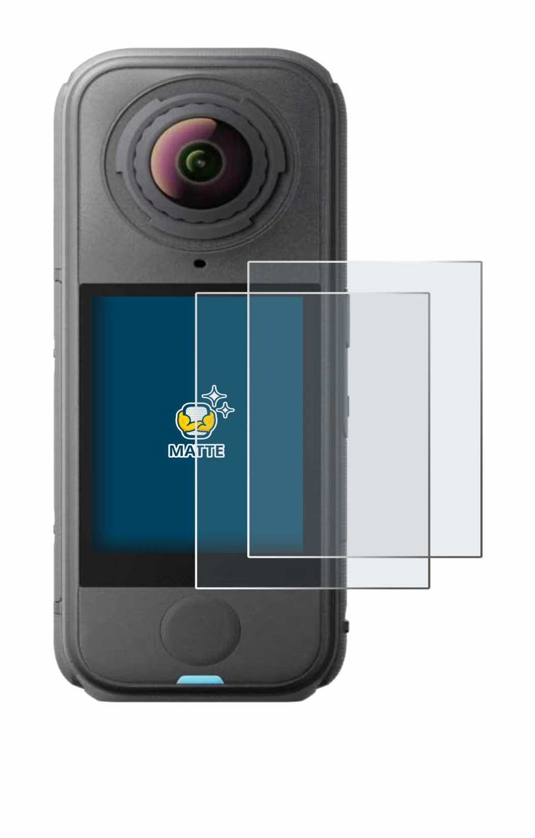 Image of the device Insta360 X4 Air with a wide variety of screen protectors.