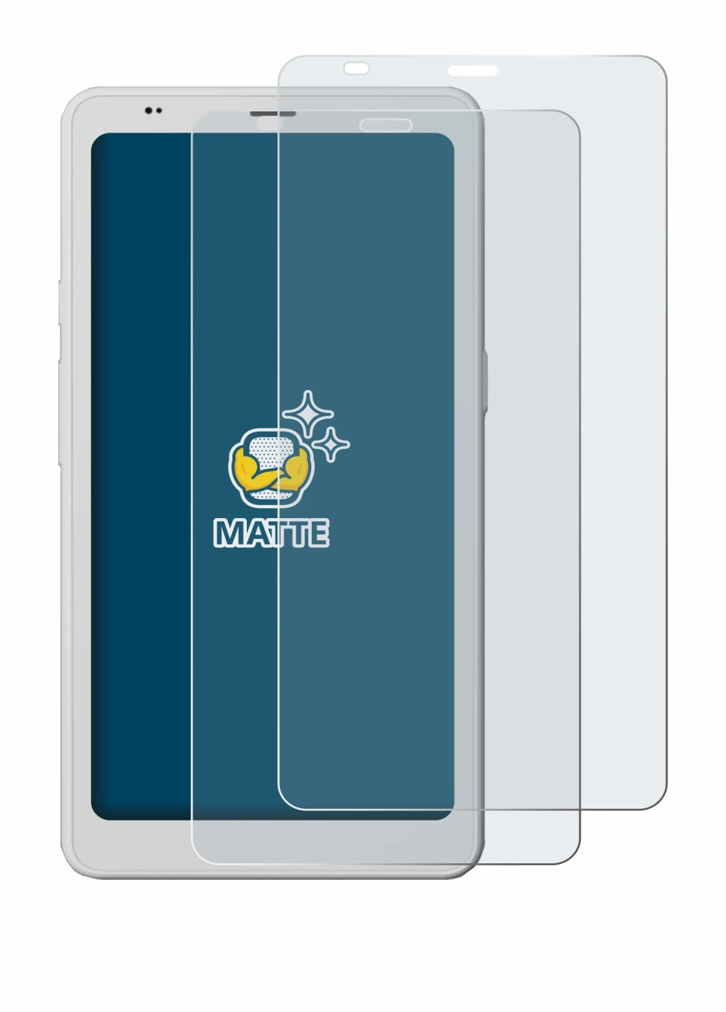 Image of the device Boox Palma 2 Pro with a wide variety of screen protectors.