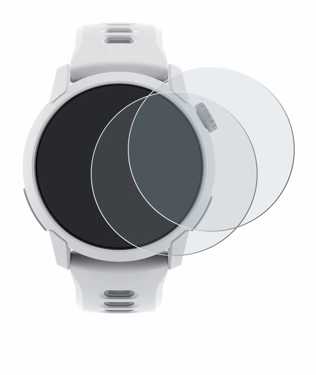 Image of the device Coros Pace 4 with a wide variety of screen protectors.