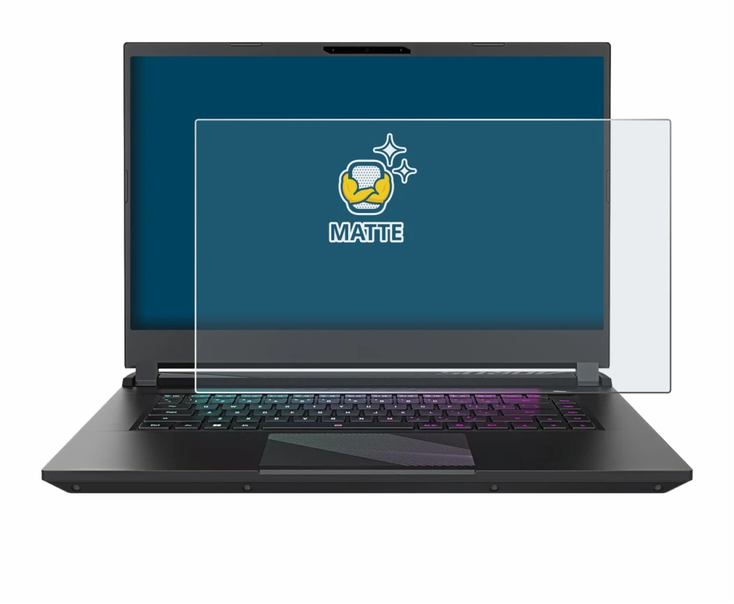Image of the device Gigabyte AORUS 15 2024 with a wide variety of screen protectors.