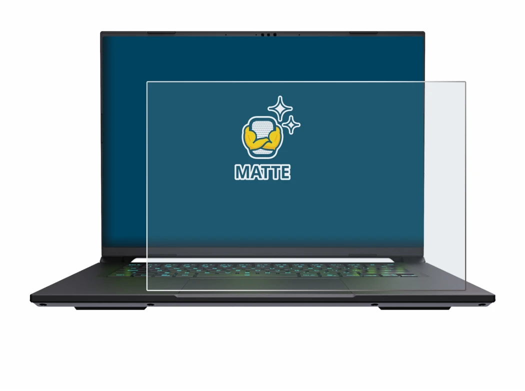 Image of the device Gigabyte AERO X16 2025 with a wide variety of screen protectors.