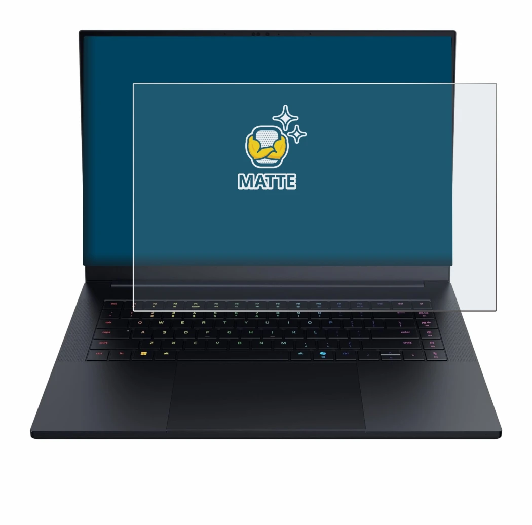 Image of the device Razer Blade 16 2025 with a wide variety of screen protectors.