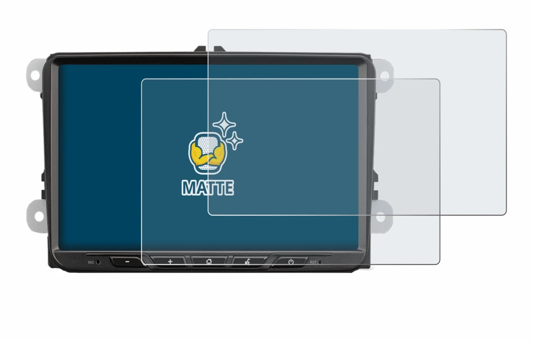 Image of the device Zenec Z-E2065 with a wide variety of screen protectors.