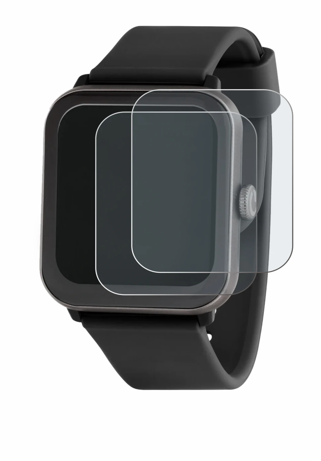 Image of the device Sector Smartwatch S-08 with a wide variety of screen protectors.