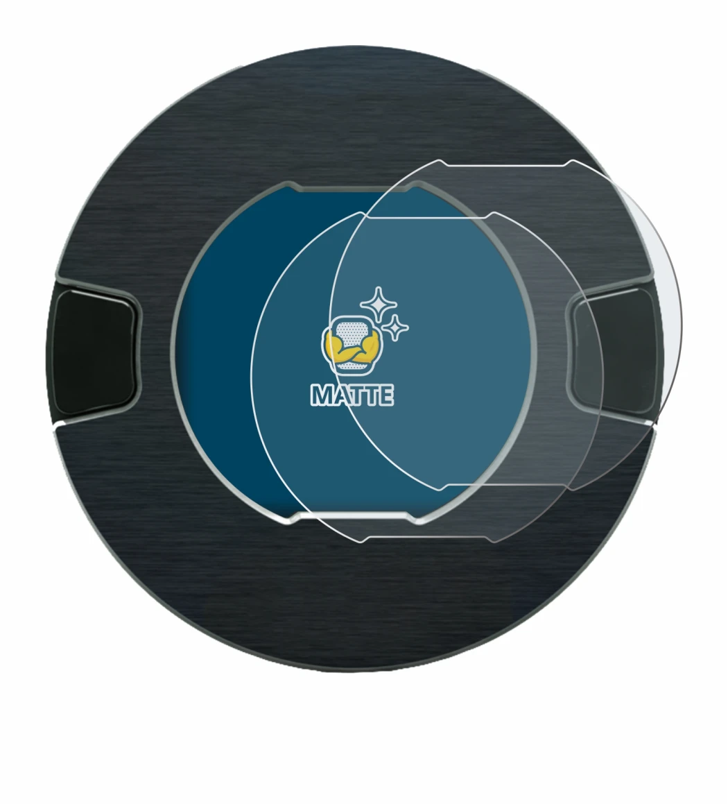 Image of the device OOONO P-DISC NO1 with a wide variety of screen protectors.