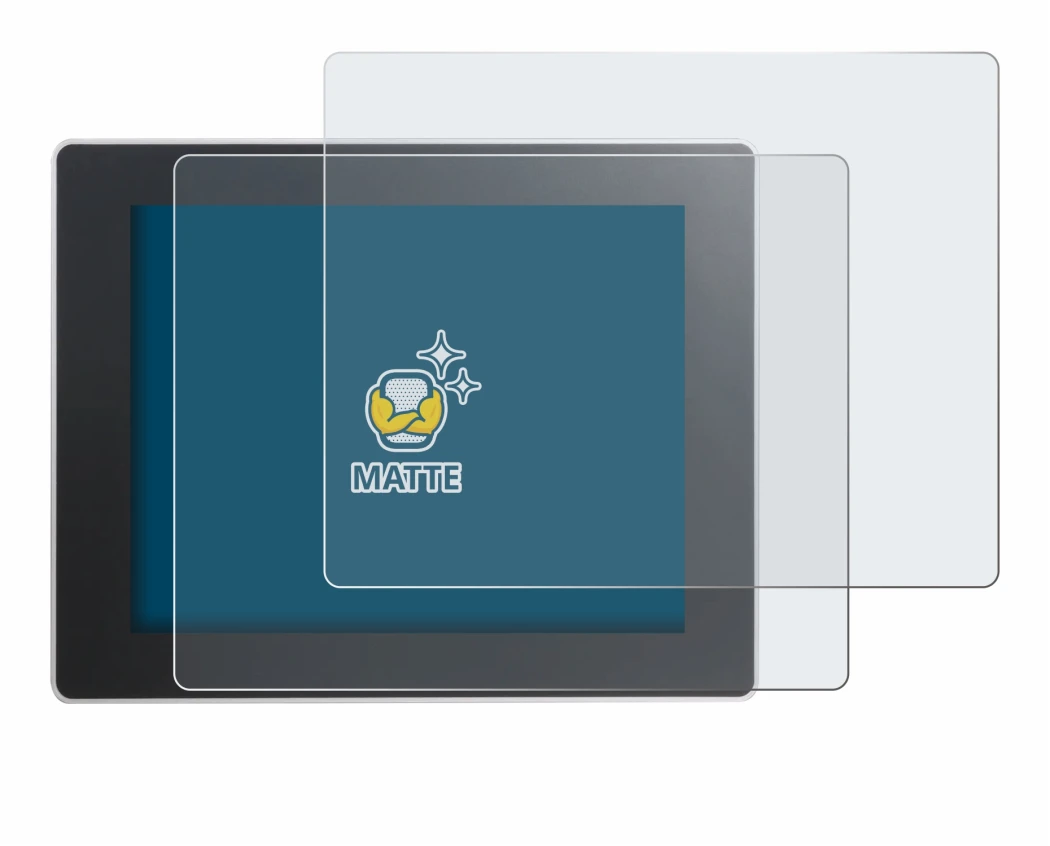 Image of the device Weintek cMT3092X with a wide variety of screen protectors.