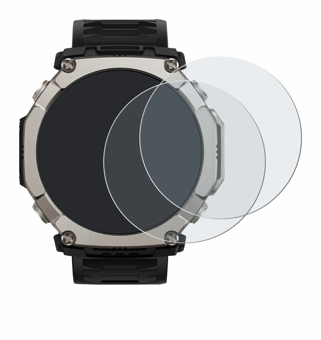 Image of the device Huami Amazfit T-Rex Ultra 2 with a wide variety of screen protectors.