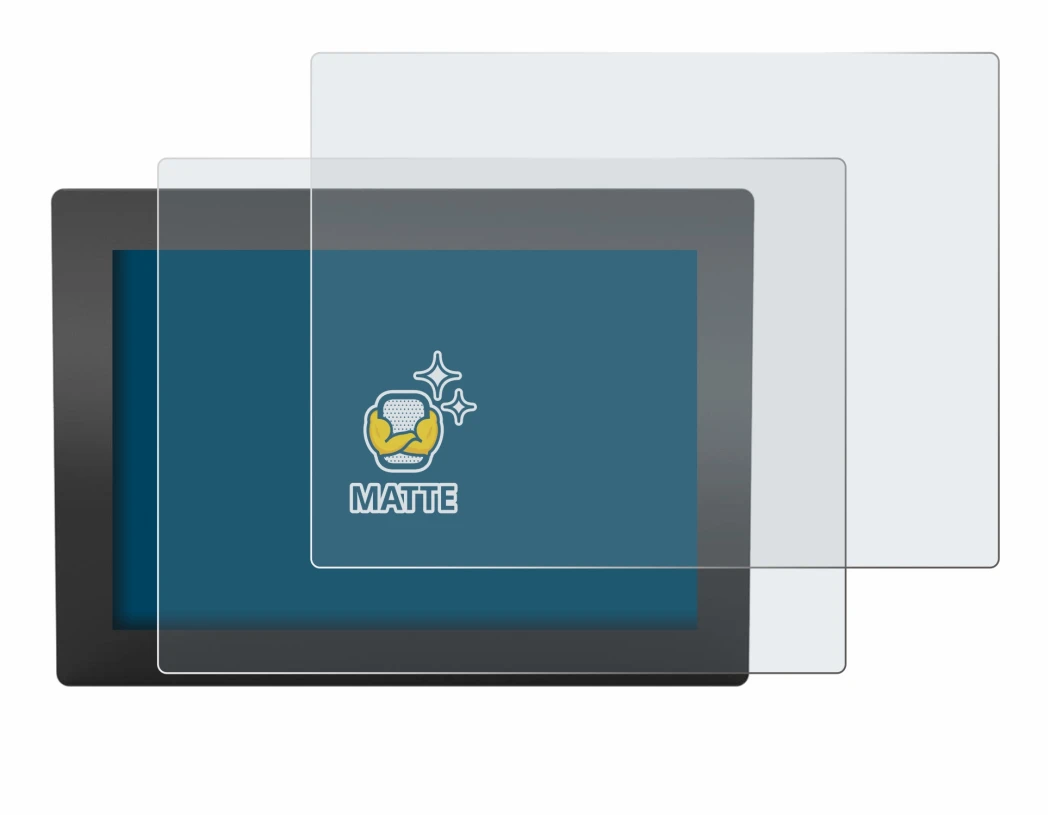 Image of the device WAGO Web Panel 400 with a wide variety of screen protectors.