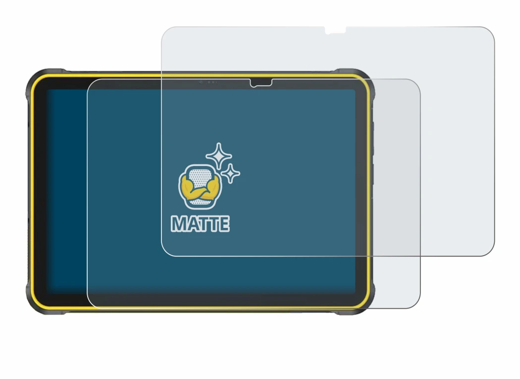Image of the device Ulefone RugKing Pad 2 Pro with a wide variety of screen protectors.